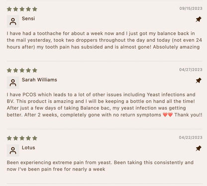 Balance Bac Herbal Drops