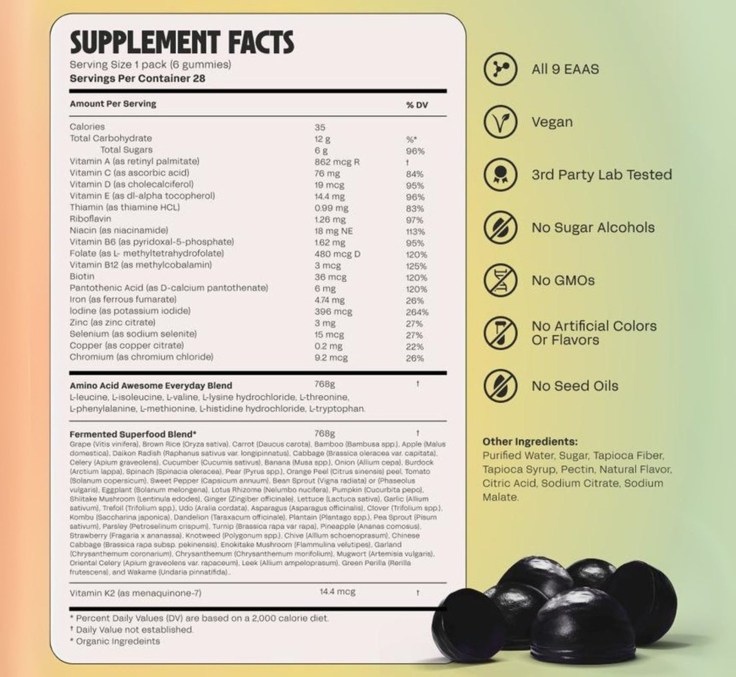 Awesome Everyday Amino Gummies